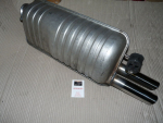Endschalld�mpfer, Limo. XM V6 190PS, mit Doppelendrohr, Original
