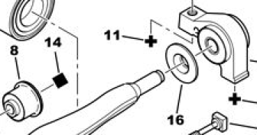 C5 Querlenker Lagerset vorne für C5 I+II hinteres und vorderes Lager